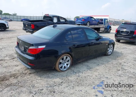 2005 BMW 545I из США, поврежденный, VIN WBANB335X5B089142